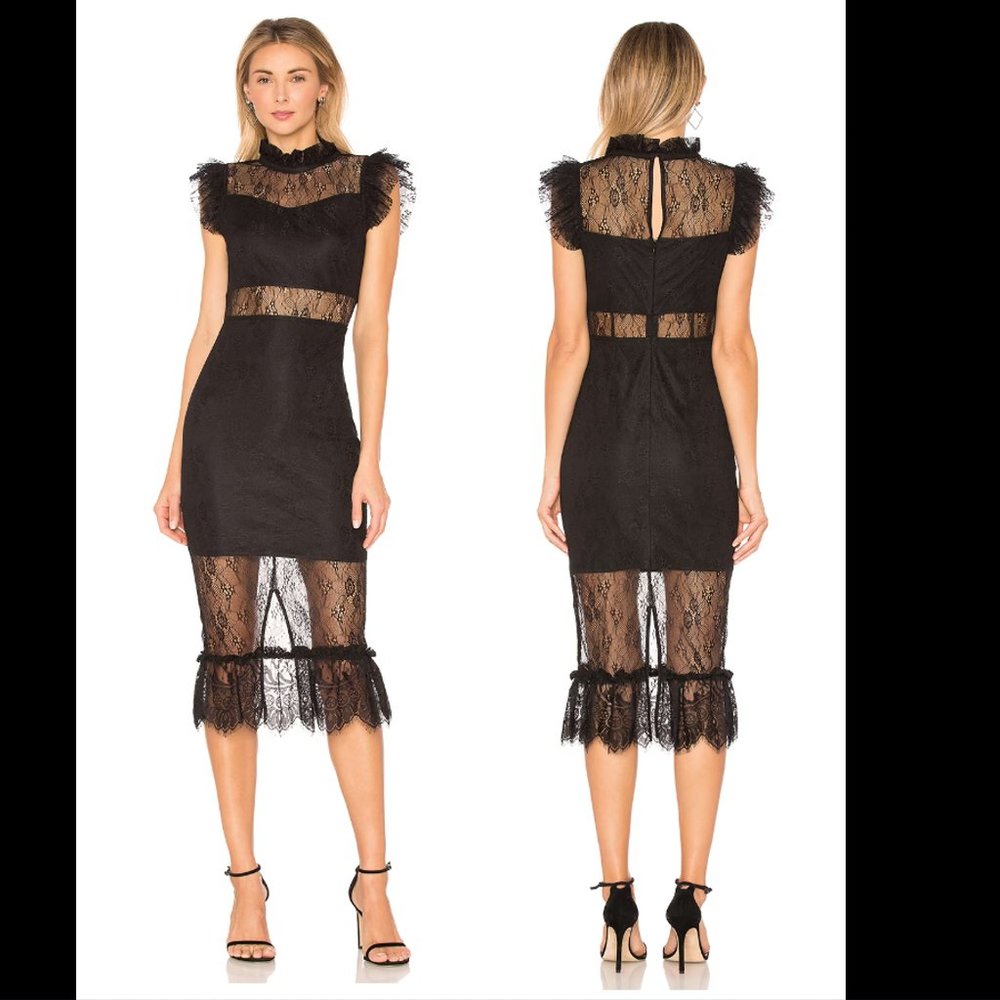 Endless Rose Lace Midi Dress